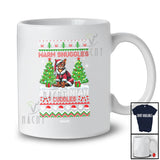 Personalized Custom Name Warm Snuggles Abyssinian; Lovely Christmas Tree Sweater T-Shirt