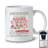 Personalized Custom Name I Want More Aussies For Christmas; Lovely Sweater Family T-Shirt
