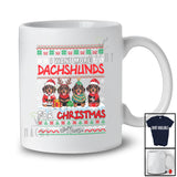 Personalized Custom Name I Want More Dachshunds For Christmas; Lovely Sweater Family T-Shirt
