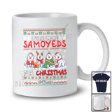 Personalized Custom Name I Want More Samoyeds For Christmas; Lovely Sweater Family T-Shirt