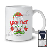 Personalized Custom Name I'm The Architect Elf; Proud Christmas Jobs Careers Elf Family T-Shirt