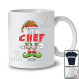 Personalized Custom Name I'm The Chef Elf; Proud Christmas Jobs Careers Elf Family T-Shirt