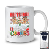 Personalized Custom Name Bartender Of Smart Cookies; Lovely Christmas Tree Gingerbread T-Shirt