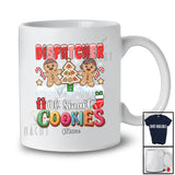 Personalized Custom Name Dispatcher Of Smart Cookies; Lovely Christmas Tree Gingerbread T-Shirt