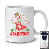 Personalized Custom Name One Merry Architect; Fantastic Christmas Santa Jobs Careers T-Shirt