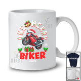 Personalized Custom Name One Merry Biker; Fantastic Christmas Santa Jobs Careers T-Shirt