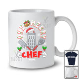Personalized Custom Name One Merry Chef; Fantastic Christmas Santa Jobs Careers T-Shirt