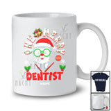 Personalized Custom Name One Merry Dentist; Fantastic Christmas Santa Jobs Careers T-Shirt