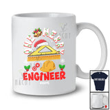 Personalized Custom Name One Merry Engineer; Fantastic Christmas Santa Jobs Careers T-Shirt