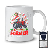 Personalized Custom Name One Merry Farmer; Fantastic Christmas Santa Jobs Careers T-Shirt