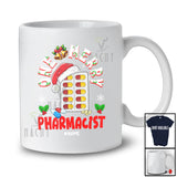 Personalized Custom Name One Merry Pharmacist; Fantastic Christmas Santa Jobs Careers T-Shirt