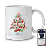 Personalized Custom Name Santa Havanese Christmas Tree; Lovely X-mas Lights Family T-Shirt