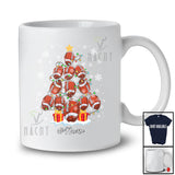 Personalized Custom Name Football Christmas Tree Lights; Joyful Sport Playing Player Team T-Shirt
