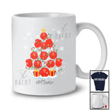 Personalized Custom Name Pickleballs Christmas Tree Lights; Joyful Sport Playing Player Team T-Shirt