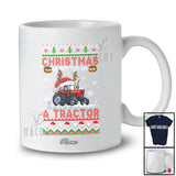 Personalized Custom Name Christmas Is Better On A Tractor; Lovely Sweater Together Family T-Shirt