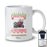 Personalized Custom Name Christmas Is Better On A Motorbike; Lovely Sweater Together Family T-Shirt