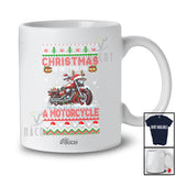 Personalized Custom Name Christmas Is Better On A Motorcycle; Lovely Sweater Together Family T-Shirt