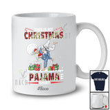 Personalized Custom Name My Christmas Pajama Shirt; Joyful Leopard Plaid Judo Fighting T-Shirt