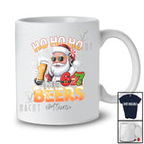 Personalized Custom Name 3HO I Need 6 7 Beer; Amusing Christmas Santa Drinking Drunker T-Shirt