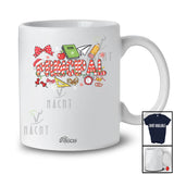 Personalized Custom Name Principal; Lovely Christmas Candy Canes Lover; Jobs Careers T-Shirt