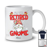 Personalized Custom Name The Retired Santa; Amazing Christmas Retirement Gnome T-Shirt