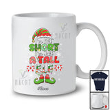 Personalized Custom Name I'm Not Short I'm Just A Tall Elf; Fantastic Christmas Elf X-mas Family T-Shirt