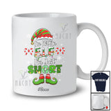 Personalized Custom Name I'm Not An Elf I'm Just Short; Fantastic Christmas Elf X-mas Family T-Shirt