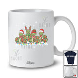 Personalized Custom Name Four Santa Elf Snakes; Adorable Christmas Lights Snake Animal T-Shirt