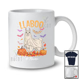 Personalized Custom Name LlaBoo; Humorous Halloween Llama Alpaca Boo Ghost; Family T-Shirt