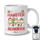 Personalized Custom Name All Of The Hamster Reindeer; Adorable Christmas Animal Lover T-Shirt