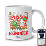 Personalized Custom Name All Of The Fox Reindeer; Adorable Christmas Animal Lover T-Shirt