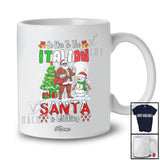 Personalized Custom Name Nice To The Italian; Amazing Christmas Tree Santa Snowman T-Shirt