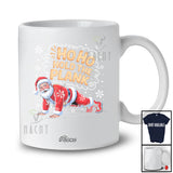 Personalized Custom Name Hold The Plank; Humorous Christmas Santa Workout Exercise T-Shirt