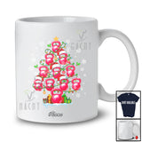 Personalized Custom Name Kettlebell Christmas Tree; Amazing Pink Kettlebell Workout Fitness T-Shirt