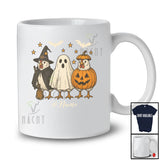 Personalized Custom Name Three Witch Boo Pumpkin Chicken; Scary Halloween Farmer T-Shirt