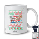 Personalized Custom Name Friends Christmas Cruise; Lovely Sweater Reindeer Santa Cruise Ship T-Shirt