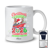 Personalized Custom Name Christmas Cruise 2026; Lovely Santa Reindeer Cruise Ship T-Shirt