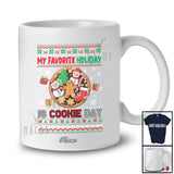 Personalized Custom Name Favorite Holiday Is Cookie Day; Amazing Christmas Sweater Baker T-Shirt