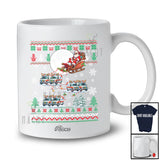 Personalized Custom Name Santa Sleigh Reindeer Ambulances; Amazing Sweater Driver T-Shirt