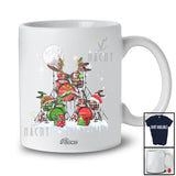 Personalized Custom Name Three Santa Elf Drum; Merry Christmas Musical Instrument T-Shirt