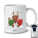 Personalized Custom Name Three Santa Elf Accordion; Merry Christmas Musical Instrument T-Shirt