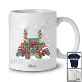 Personalized Three Reindeer Elf Santa Trucker; Proud Custom Name Christmas Jobs T-Shirt
