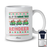Personalized Custom Name All Of The Garbage Truck Reindeer; Awesome Christmas Sweater Driver T-Shirt