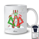 Personalized Three Reindeer Elf Santa Architect; Proud Custom Name Christmas Jobs T-Shirt