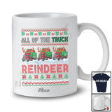 Personalized Custom Name All Of The Truck Reindeer; Awesome Christmas Sweater Driver T-Shirt