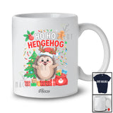 Personalized Custom Name Ho2 Hedgehog; Lovely Christmas Lights Tree Hedgehog Reindeer T-Shirt