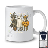 Personalized Custom Name Three Witch Boo Pumpkin Donkey; Scary Halloween Farmer T-Shirt