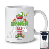 Personalized Custom Name The Gamer Elf; Amusing Christmas Gaming Elf; Gamer Family T-Shirt