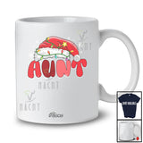 Personalized Custom Name Aunt; Wonderful Christmas Lights Santa; X-mas Pajama Family T-Shirt