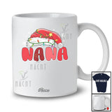 Personalized Custom Name Nana; Wonderful Christmas Lights Santa; X-mas Pajama Family T-Shirt